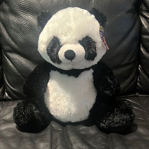 NWT Panda plush squeaky toy - Picture 1 of 6